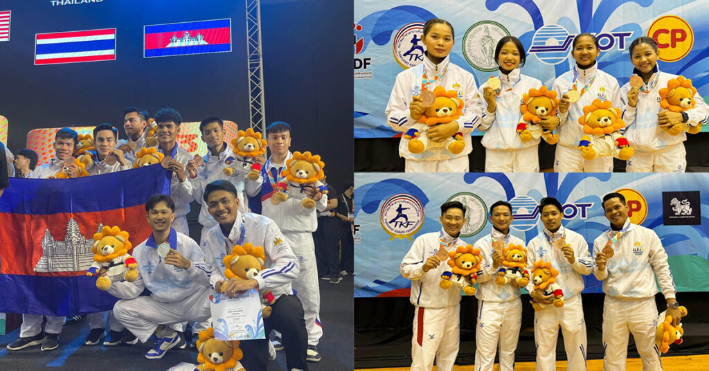 កម្ពុជាដណ្ដើមបានមេដាយ ៧គ្រឿង ពីការប្រកួតកីឡាការ៉ាតេជើងឯកអាស៊ីអាគ្នេយ៍ នៅថៃ