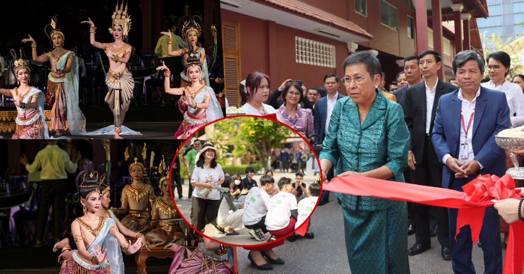 គួរឱ្យសរសើរ! គ្មានការបាញ់ទឹកដោយកាំភ្លើង ប៉ាតម្សៅ និងបង្កភាពគ្មានសណ្តាប់ធ្នាប់ឡើយ ក្នុងការអបអរសាទរពិធីចូលឆ្នាំថ្មី នៅសាកលវិទ្យាល័យភូមិន្ទវិចិត្រសិល្បៈ