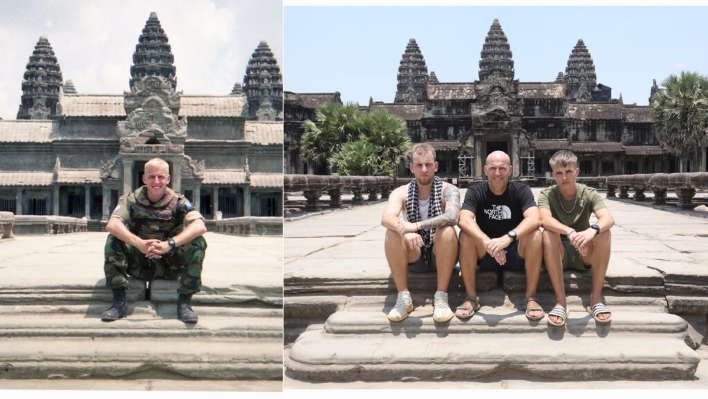 រូបភាព អតីតទាហានអ៊ុនតាក់ លោក Erwin Van Delzen ដែលមកទស្សនាអង្គរវត្តជាថ្មី នៅឆ្នាំ២០២៤ ផ្ទុះការចាប់អារម្មណ៍