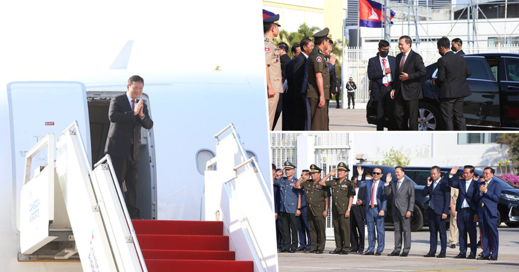 សម្តេចធិបតី ហ៊ុន ម៉ាណែត បានអញ្ជើញចាកចេញពីរាជធានីភ្នំពេញហើយ ដើម្បីចូលរួមថ្លែងសុន្ទរកថាពិសេស ក្នុងពិធីបើកសន្និបាតលើកទី៨០ របស់ UN-ESCAP នៅប្រទេសថៃ