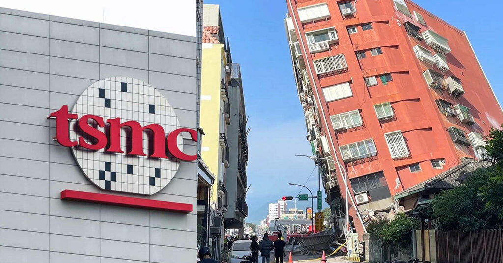 ក្រុមហ៊ុនផលិតបន្ទះឈីបតៃវ៉ាន់ TSMC ប្រកាសថា បុគ្គលិករបស់ខ្លួនចូលធ្វើការធម្មតាវិញហើយ ក្រោយវាយប្រហារដោយគ្រោះរញ្ជួយដី