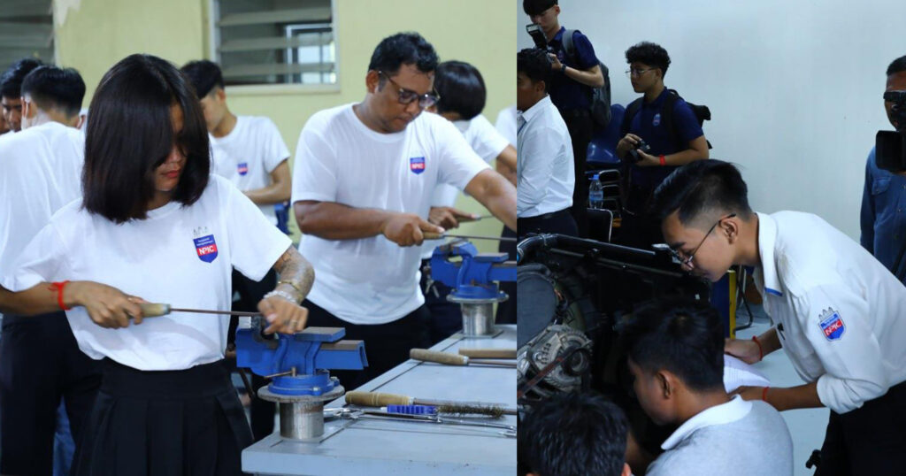 យុវជនគួរប្រញាប់ចូលរៀនជំនាញបច្ចេកទេសវិជ្ជាជីវៈជាមួយកម្មវិធី១.៥លាននាក់ ខណៈសាលា TVET ទូទាំងប្រទេសត្រៀមចាំបណ្ដុះបណ្ដាលជានិច្ច