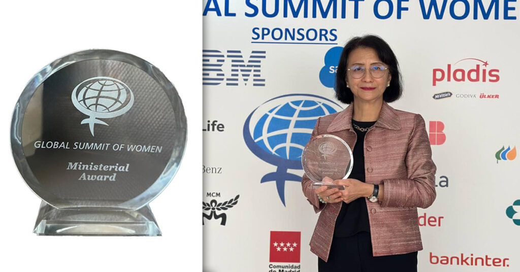 ក្រសួងកិច្ចការនារី និងធនាគារជាតិនៃកម្ពុជា ទទួលពានរង្វាន់សកលថ្នាក់ក្រសួង ពីកិច្ចប្រជុំកំពូលស្រ្តីពិភពលោក ឆ្នាំ២០២៤