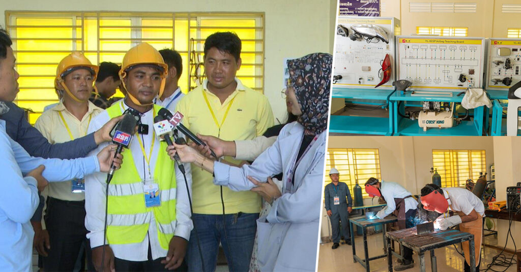 សិស្សរៀនជំនាញបច្ចេកទេសវិជ្ជាជីវៈ អំពាវនាវដល់យុវជនដទៃទៀតឱ្យចូលរៀនជំនាញបច្ចេកទេសវិជ្ជាជីវៈឱ្យបានគ្រប់គ្នា ដើម្បីលើកស្ទួយជីវភាពទៅថ្ងៃអនាគត