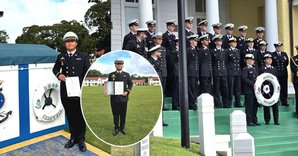 លោកអនុនាវីត្រី ទៀ សុធីរដ្ឋា កូនប្រុសលោកឧត្តមនាវីឯក ទៀ សុខា ទទួលសញ្ញាបត្របញ្ចប់ការសិក្សា វគ្គនាយទាហានចូលថ្មី នៃមហាវិទ្យាល័យកងទ័ពជើងទឹកអូស្ត្រាលី