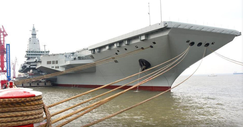 ចិនចាប់ផ្តើមដំណើរការធ្វើតេស្តសមត្ថភាព នាវាផ្ទុកយន្តហោះចម្បាំងទំនើបបំផុតរបស់ខ្លួន