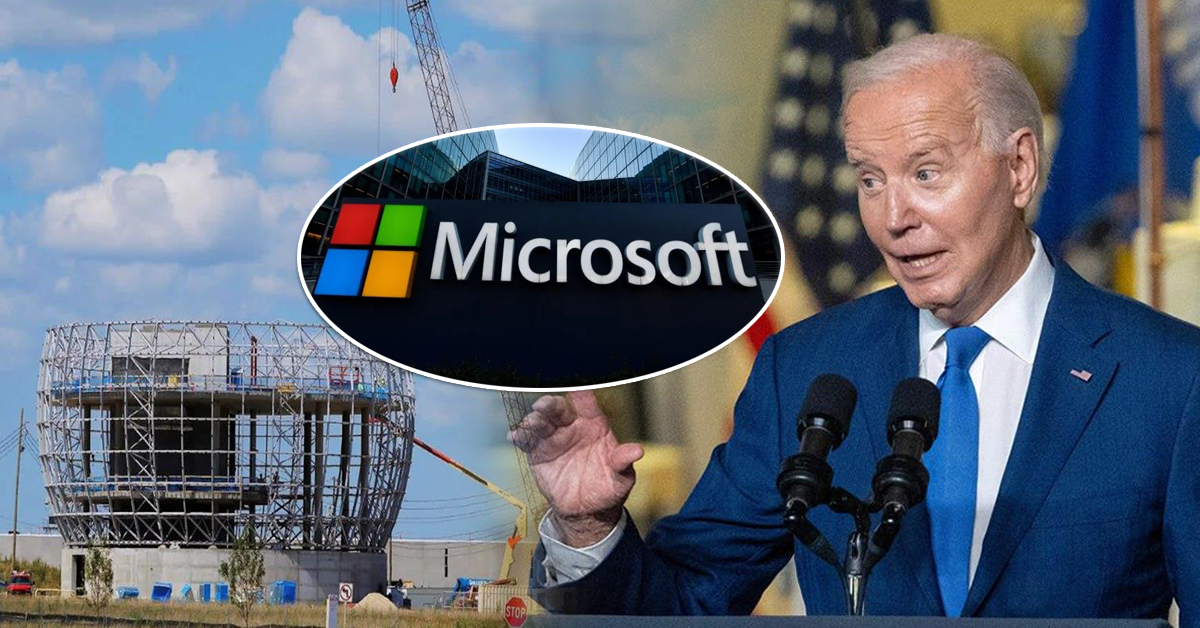 លោក Joe Biden បង្ហើបគម្រោង ៣.៣ពាន់លានដុល្លារ របស់ Microsoft ក្នុងការសាងសង់មជ្ឈមណ្ឌលទិន្នន័យ