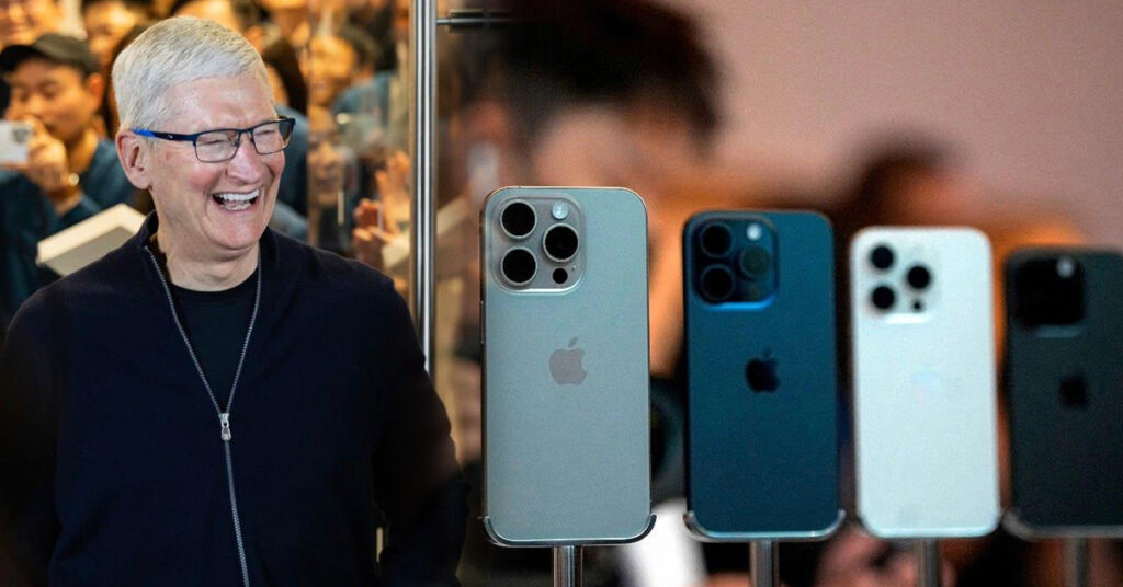Apple ប្រកាសទិញភាគហ៊ុនមកវិញ ខ្ទង់១១០ពាន់លានដុល្លា ខណៈការលក់ iPhone ធ្លាក់ចុះ ១០%
