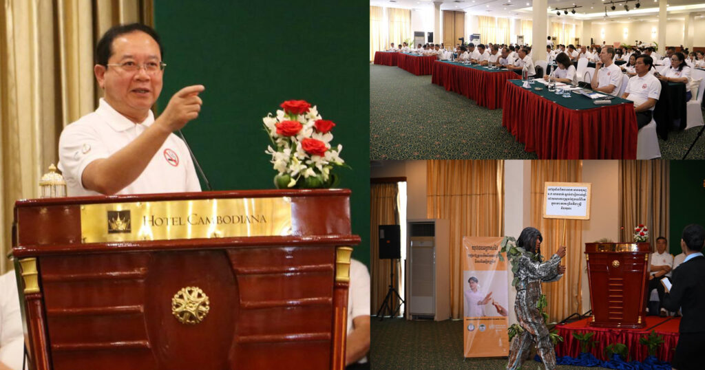 ក្រសួងសុខាភិបាល បង្ហាញក្ដីបារម្ដពេលឃើញមានការចែកចាយបារីអេឡិចត្រូនិក តាមរូបភាពលួចលាក់ផ្សេងៗ ខណៈបារីប្រភេទនេះ បង្កផលប៉ះពាល់ធ្ងន់ធ្ងរដល់សុខភាព ពិសេសការអភិវឌ្ឍខួរក្បាលរបស់យុវវ័យ