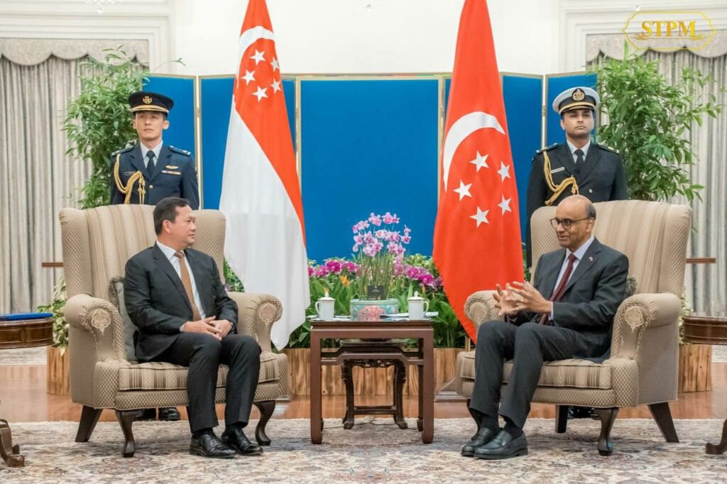 ប្រធានាធិបតីសិង្ហបុរី មើលឃើញថាធនធានមនុស្សវ័យក្មេងរបស់កម្ពុជា នឹងក្លាយជាកម្លាំងចលករជំរុញការអភិវឌ្ឍរបស់កម្ពុជា