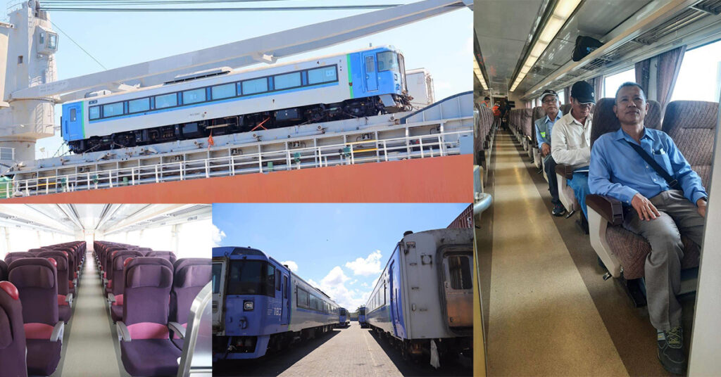 ក្រុមហ៊ុន Royal Railway Cambodia ចាប់ផ្តើមដំណើរការសាកល្បងរថភ្លើងទិញមកពីប្រទេសជប៉ុន