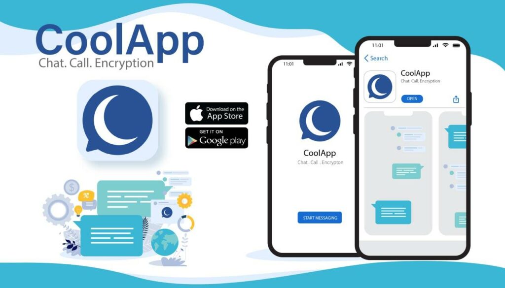 បណ្តាញទំនាក់ទំនងសង្គម Chat លើកដំបូងរបស់កម្ពុជាឈ្មោះ CoolApp របស់ប្រជាពលរដ្ឋខ្មែរ ! Chat & Call លឿន, សម្លេងច្បាស់ និងងាយស្រួលប្រកបដោយថាមពល