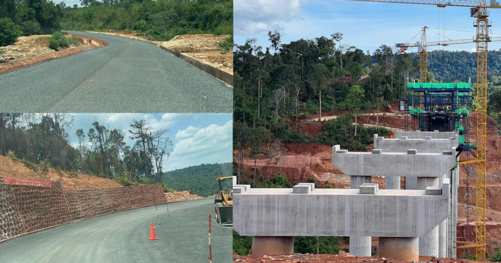 គម្រោងសាងសង់ផ្លូវជាតិលេខ១០ (បាត់ដំបង-ពោធិ៍សាត់ -កោះកុង) សម្រេចការសាងសង់បាន ៨៣.៣៦% ហើយ