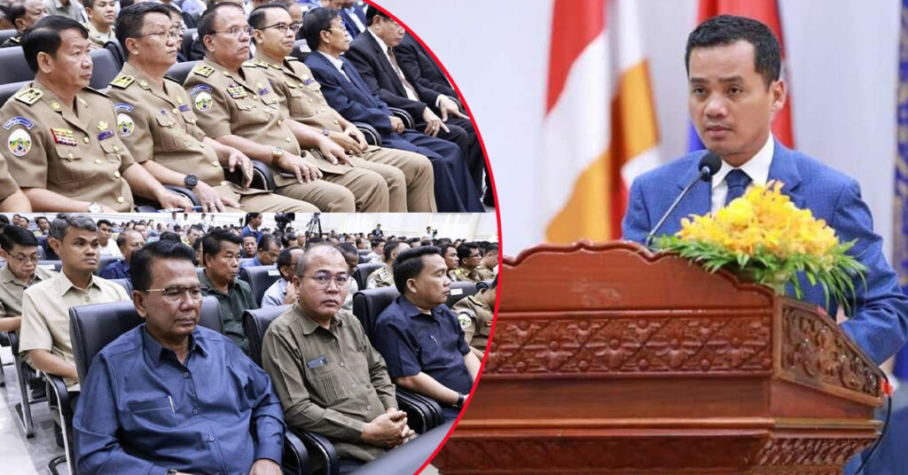 អភិសន្តិបណ្ឌិត ស សុខា៖ មន្ត្រីទាំងអស់កុំធ្វើជាមន្ត្រីជើង១០ អង្គុយតែក្នុងការិយាល័យ រង់ចាំចុះហត្ថលេខាលើឯកសារពីមន្ត្រីថ្នាក់ក្រោម 