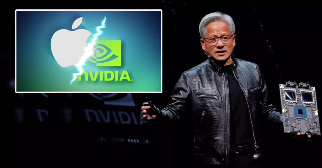 Nvidia ទម្លាក់ Apple ដណ្តើមយកតំណែងលេខ២ ក្នុងនាមជាក្រុមហ៊ុនមានតម្លៃថ្លៃបំផុត លើពិភពលោក