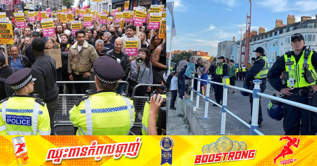 បាតុកម្មប្រឆាំងការរើសអើងពូជសាសន៍ ផ្ទុះឡើងទូទាំងចក្រភពអង់គ្លេស ក្រោយកុបកម្មរបស់ក្រុមស្តាំនិយមជ្រុល