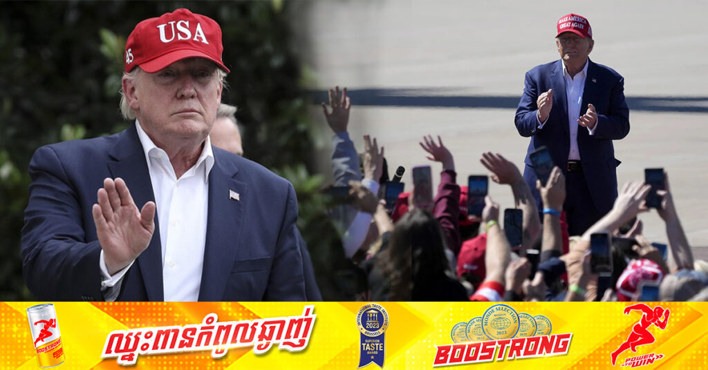 ដូណាល់ ត្រាំ សន្យាដកហូតពន្ធ ១០០% លើទំនិញមកពីប្រទេស ដែលគេចវេសប្រើប្រាស់ប្រាក់ដុល្លារ