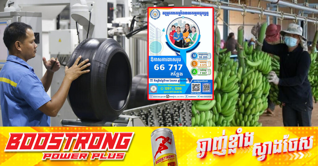 កំពុងស្វែងរកការងារមែនទេ? គិតត្រឹមថ្ងៃទី១៧ ខែមករានេះ NEA មានការងារជាង៦ម៉ឺនកន្លែង កំពុងរង់ចាំលោកអ្នក!
