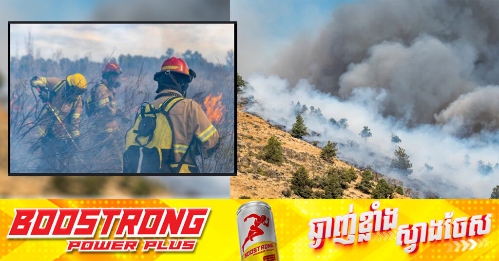 ជប៉ុន ដាក់ពង្រាយក្រុមពន្លត់អគ្គិភ័យជិត ១ ៧០០នាក់ ទៅទប់ទល់នឹងភ្លើងឆេះព្រៃ