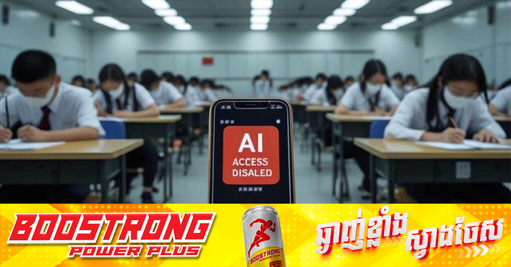 ចិនបិទឧបករណ៍ AI ដ៏មានឥទ្ធិពលបំផុតរបស់ខ្លួន​ ដើម្បីឲ្យសិស្សជាង ១៣លាននាក់ប្រឡងដោយភាពស្មោះត្រង់