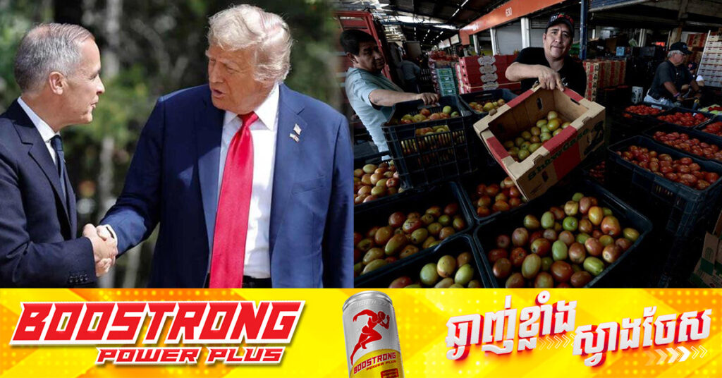 អាមេរិកប្រកាសពន្ធ ១៧ភាគរយ លើការនាំចូលផ្លែប៉េងប៉ោះម៉ិកស៉ិក ក្រោយដកខ្លួនចេញពីកិច្ចព្រមព្រៀងឆ្នាំ ២០១៩