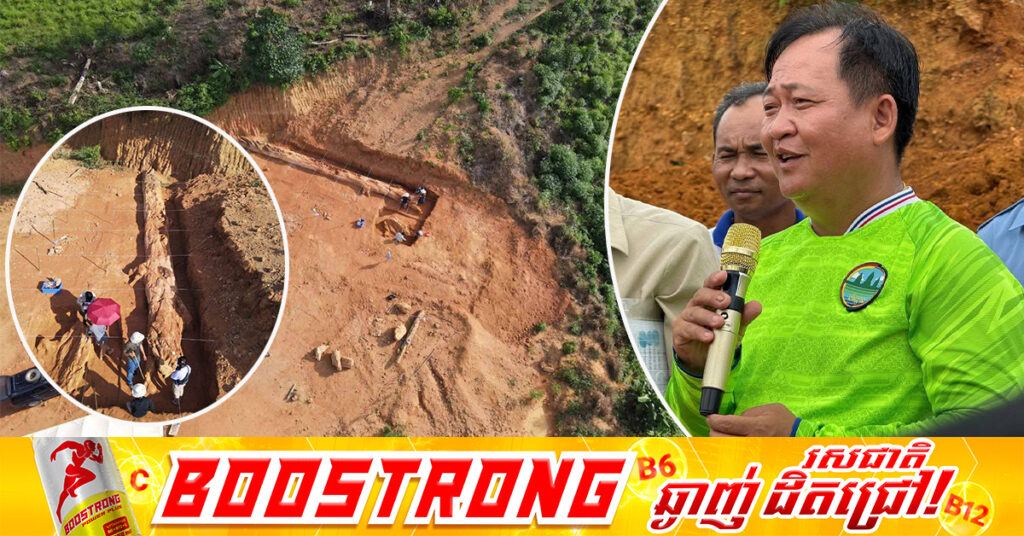 ដើមឈើអាយុកាលចន្លោះពី១០ម៉ឺនឆ្នាំ ទៅ២លានឆ្នាំ ត្រូវបានកំណាយរកឃើញនៅស្រុកសេសាន ខេត្តស្ទឹងត្រែង