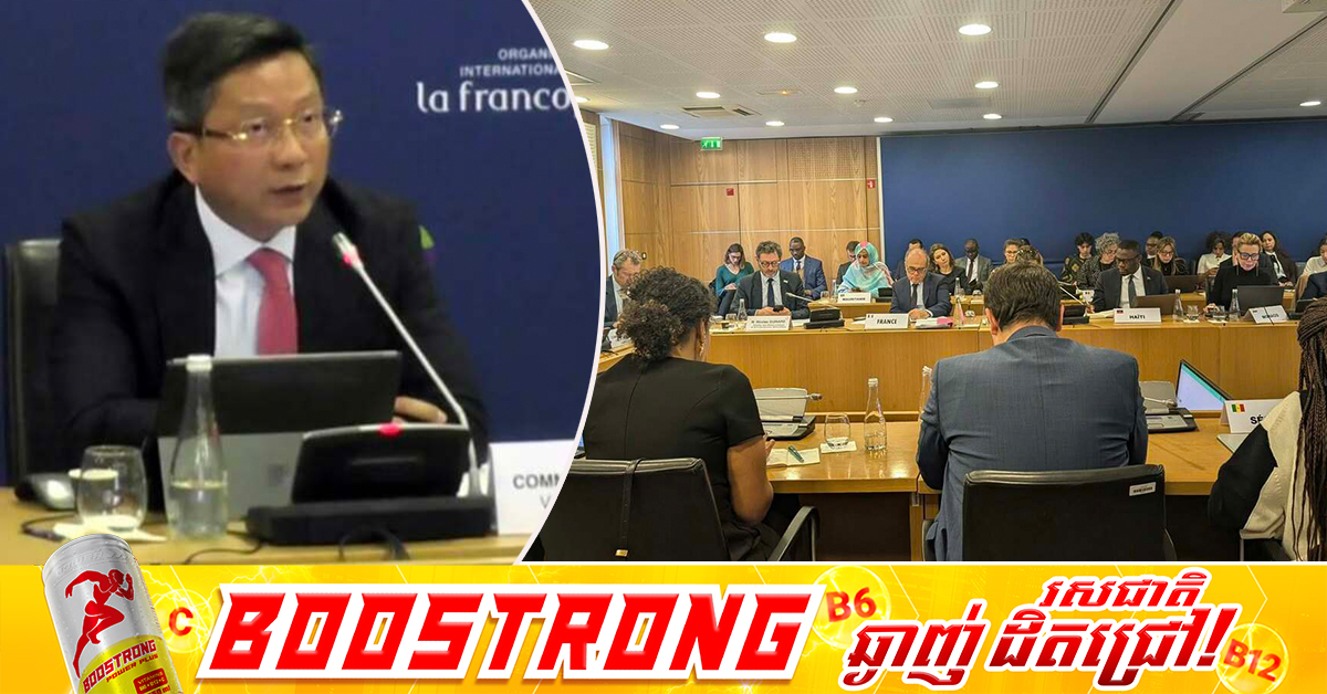 ឯកឧត្តម លុយ ដាវីត ជម្រាបជូន គណៈកម្មការនយោបាយនៃអង្គការ OIF ពីការបន្តបំពានរបស់កងកម្លាំងយោធាថៃ នៅក្នុងដែនអធិបតេយ្យភាពកម្ពុជា