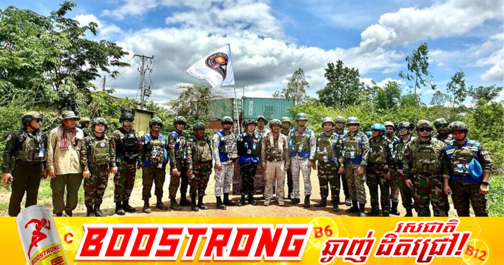 AOT ចុះសង្កេតការណ៍ ផ្ទៀងផ្ទាត់ និងរាយការណ៍អំពីស្ថានភាពព្រំដែននៅតំបន់ភូមិជោគជ័យ ឃុំអូរបីជាន់