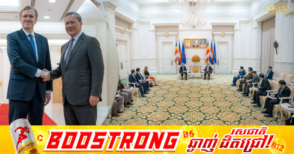 សម្ដេចធិបតី ពេញចិត្តចំពោះវឌ្ឍនភាពនៃដំណើរការត្រៀមរៀបចំ សមយុទ្ធយោធា «ឆ្មាំអង្គរ» (Angkor Sentinel) ដែលគ្រោងនឹងធ្វើឡើងនៅឆ្នាំ២០២៧